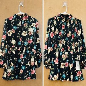 ❤️LAST❤️ NWT ZARA FLORAL PRINT JUMPSUIT